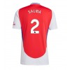 Arsenal William Saliba #2 Heimtrikot 2024-25 Kurzarm